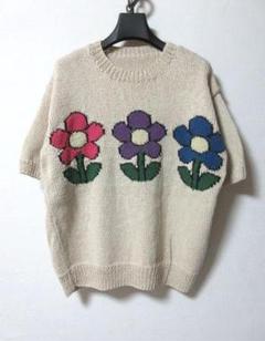24ss MacMahon Knitting Mills 3フラワー ニット 花