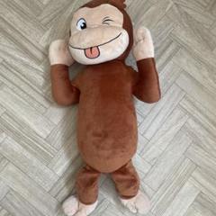 おさるのジョージ　ギガジャンボべろべろばあぬいぐるみ