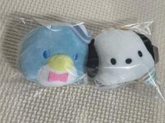 サンリオキャラクターズ　フェイスマスコット　タキシードサム　ポチャッコ