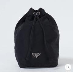 たんぽぽ/値下げ交渉不可 　PRADA ブラック 巾着ポーチ たんぽぽ/値下げ交渉不可 様専用 PRADA ブラック 巾着ポーチ