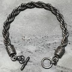 ヴィンテージ シルバー ツイストリンク チェーン ブレスレット VINTAGE