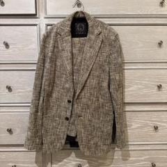 【タグ付未使用】T JACKET コットンツイードイージーダブルジャケット M タグ付未使用】T JACKET コットンツイードイージーダブル