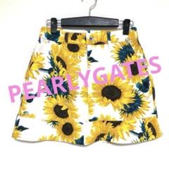 パーリーゲイツひまわりスカートサイズ0 ゴルフ