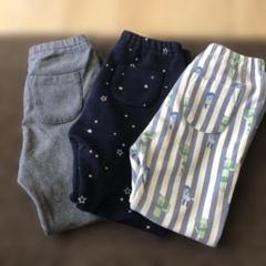 UNIQLO フリースレギンス3点セット 90cm - メルカリ