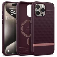 iPhone 15 Pro 用 ケース MagSafe対応 バーガンディ