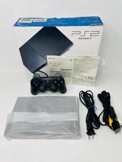【完品】PS2 SCPH-90000 CB 箱あり 本体光沢部フィルム付き