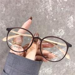 新品 メンズ レディース 眼鏡 ダブルカラー メガネ 男女兼用