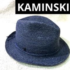 ヘレンカミンスキー ハット サム SAM ハット ネイビー 麦わら帽子　メンズ