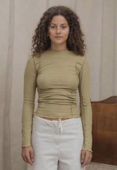 Omato Long Sleeve Tee SAGE GREEN / XS