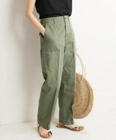 B6751■美品■IENA イエナ コットン カーゴ パンツ カーキ 36 IENA（イエナ）の「コットンツイルカーゴパンツ（その他パンツ
