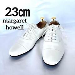 マーガレットハウエルアイデア　フラットシューズ　オフホワイト　24センチ フラットシューズ（パンプス）｜MARGARET HOWELL idea