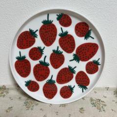 新品！マリメッコ⭐︎マンシッカ⭐︎廃盤プレート20cm&13.5cmセット marimekko マリメッコ MANSIKKA PLATE 13.5CM マンシッカ