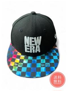 NEW ERA カラフル　チェック柄　キャップ　夏　ダンス