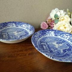 スポード ブルーイタリアン 16cm シリアルボウル スープ皿 深皿