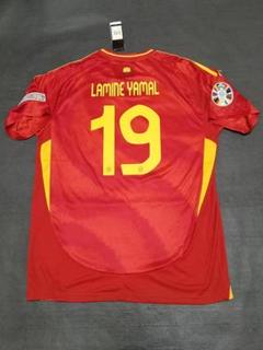 24-25スペイン代表 LAMINE YAMAL19番 サッカーユニフォーム半袖