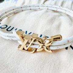 【美品】Louis Vuitton ブラスレ・LV ブルーム ブレスレット LOUIS VUITTON - 新品 ルイヴィトン Louis Vuitton ブレスレット