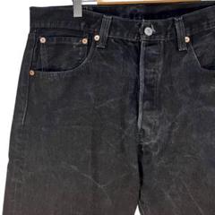 Levi’s 501 ブラック W34L30 フェードデニム