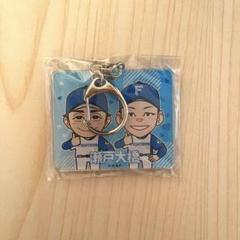 北海道日本ハムファイターズ似顔絵アクリルキーホルダー水野達稀上川畑大悟　瀬戸大橋
