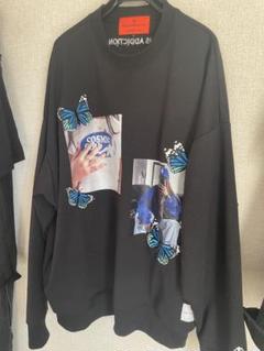 GALLIS ADDICTION ブラック スウェット L