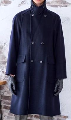 英国製カシミア生地のアルスターコート　M(新古品) Nikkei magazine掲載】シングルアルスターコート