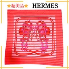 エルメス　希少リボン柄スムーズカレ　シルクジャージ エルメス 希少リボン柄スムーズカレ シルクジャージ