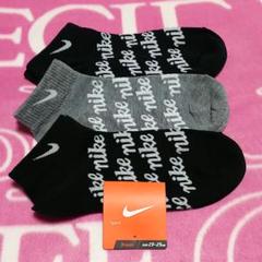 レディース靴下♡NIKE新作♡スニーカーソックス☆23~25☆総柄♡