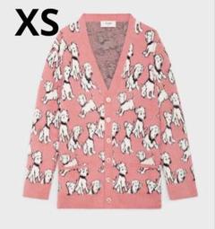 【XS】セリーヌCelineダルメシアンカーディガンメンズピンク1回着用美中古 m66001536073_1.jpg?1732503247