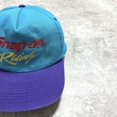 90s Snap-On Racing スナップオン 2トーン 6パネルキャップ 90s Snap-On Racing スナップオン 2トーン 6パネルキャップ
