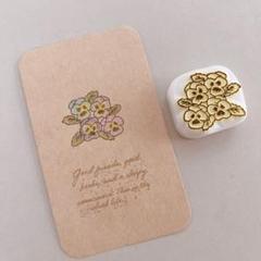 消しゴムはんこ　ビオラはんこ【ミニ】のサムネイル