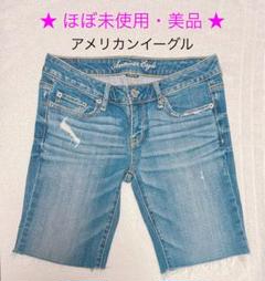 【廃盤品】 アメリカンイーグル　スキニーデニム　4 short 廃盤品】 アメリカンイーグル スキニーデニム 4 short - メルカリ