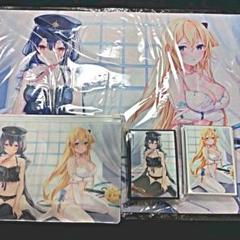 【25%OFF】 【未開封】ミッドナイトブルー 遊戯王 閃刀姫レイ&ロゼ プレイマット スリーブC - スリーブ