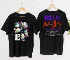 U2　アクトン・ベイビー　Achtung Baby　Tシャツ　UKロック　L　黒