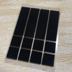 マジックテープ 面ファスナー 両面テープ ファスナーテープ 72組