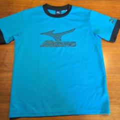 Mizuno 青 Tシャツ ポリエステル 100%