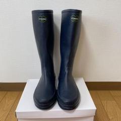 ⚠️防水　防雪　ガーデニング　黒　レイン　人気の★ルシャモー　新品未使用　23.5 ⚠️防水防雪ガーデニング黒レイン人気の☆ルシャモー新品未使用23.5