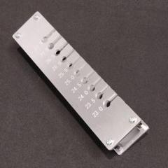 ミニ四駆 ブレーキプレート穴あけ加工治具 ステンレス製 | Shop