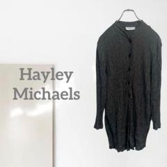 3092ts【HayleyMichaels 】ロングカーディガン/美品 USA製