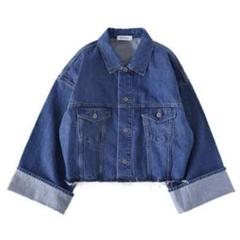 【美品】sacra ボリュームスリーブ デニムジャケット