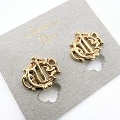 2700-2 Germany製極美品✨Dior　イヤリング　CD ロゴ　希少