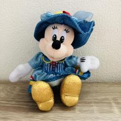 ミニー　ぬいぐるみバッジ　アメリカンウォーターフロント　ディズニー
