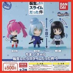 転スラ　ちみきゃら　リムルセット 転スラ』スライムに乗ったリムルとミリムがかわいいデフォルメ