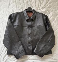 T.T Work Leather Jacket 24AW サイズ38 T.T Work Leather Jacket 24AW サイズ38 - メルカリ