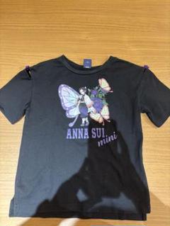 【アナスイミニ】140 ❤︎新品未使用❤︎ Tシャツ＆ジャンスカ 紫 定価1.8万 人気商品再入荷】【直営店で取り扱い無し】短丈Tシャツ+
