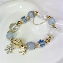 新品未使用✨ ハンドメイド ブレスレット ブルー