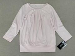 (K05239) 新品 銀座マギー 首元タックブラウストップス