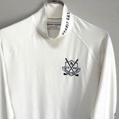 PEARLY GATES パーリーゲイツ ゴルフ モックネック ロンT 白 3S