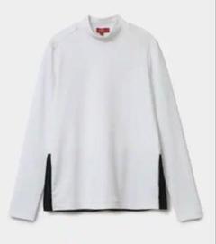 【SALE】キャロウェイ　長袖モックネックシャツ　ホワイト　Mサイズ