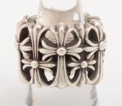 【美品】CHROME HEARTS (クロムハーツ) セメタリークロスリング
