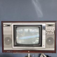 TOSHIBA ブラウン管テレビ 14R21 リモコン付き【起動・動作確認