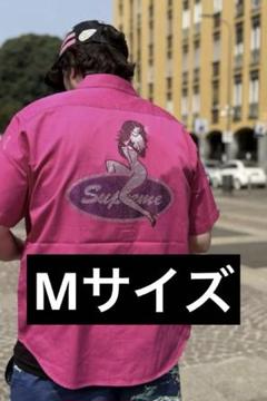 Supreme Rhinestone Pin Up S/S Work Shirt